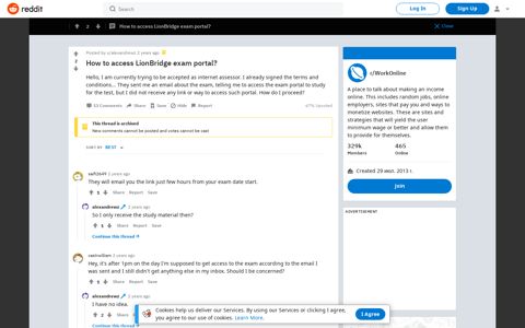 How to access LionBridge exam portal? : WorkOnline - Reddit