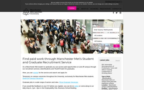 Manchester Metropolitan University: Welcome