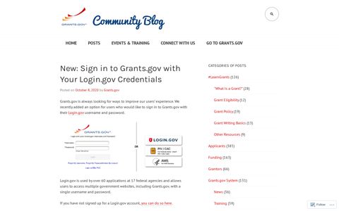 New: Sign in to Grants.gov with Your Login.gov Credentials ...