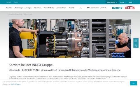Jobs & Karriere - INDEX-Werke GmbH & Co. KG