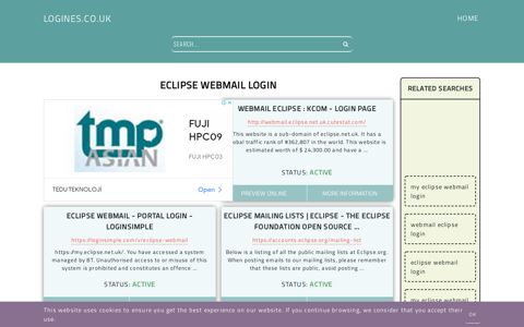 eclipse webmail login - General Information about Login
