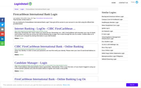 Firstcaribbean International Bank Login Internet Banking ...