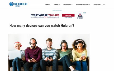 How many devices can you watch Hulu on? | Cord Cutters News