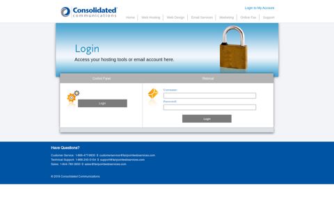 Login to My Account - Consolidated Communications
