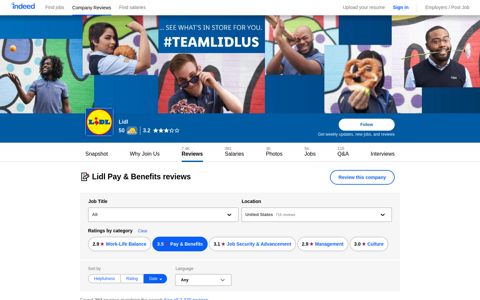 Working at Lidl: 196 Reviews about Pay & Benefits | Indeed.com