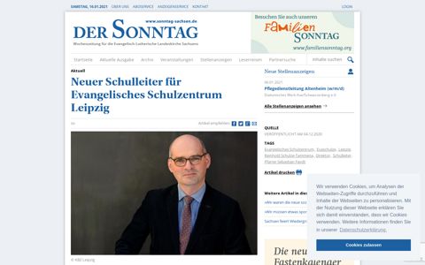 Neuer Schulleiter für Evangelisches Schulzentrum Leipzig ...