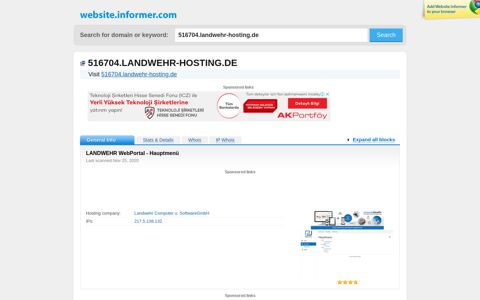 516704.landwehr-hosting.de at WI. LANDWEHR WebPortal ...