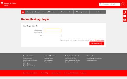 Online banking - Login - Kreissparkasse Soltau