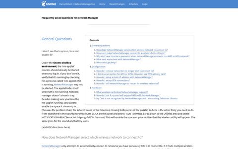 Network Manager FAQ - GNOME Wiki!