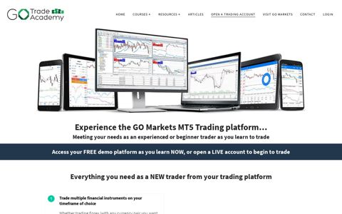 MetaTrade 5 from GO Markets - GO Trade Academy