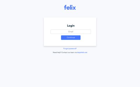 Log in to continue - - Felix