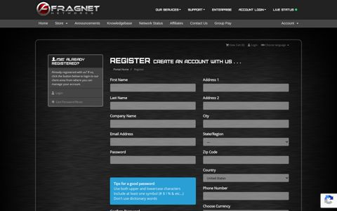 Register - Fragnet Networks AB