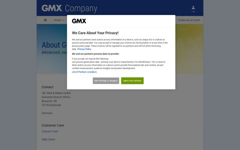 Free and secure email service by GMX | Register now!