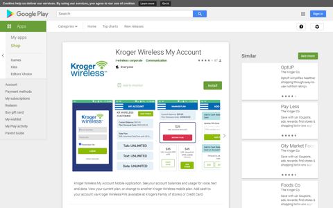 Kroger Wireless My Account - Apps on Google Play