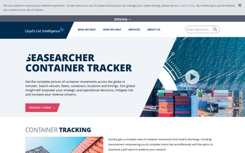 Seasearcher Container Tracker | Lloyd's List Intelligence