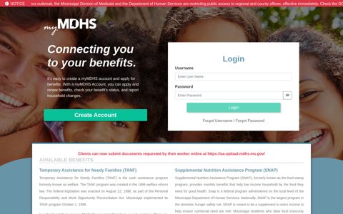 myMDHS - MS.gov