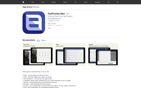 ‎FanFiction.Net on the App Store
