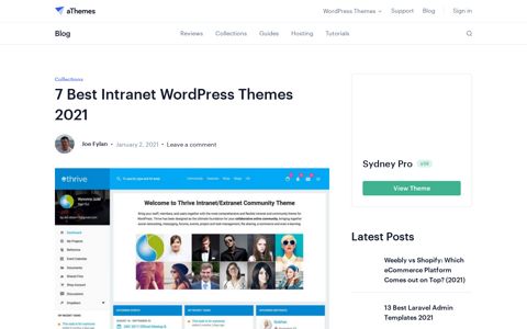 5+ Best Intranet WordPress Themes 2020 - aThemes