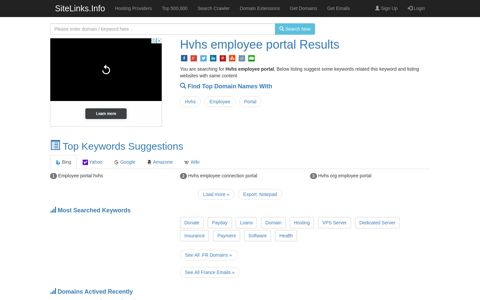 Hvhs employee portal Results For Websites Listing