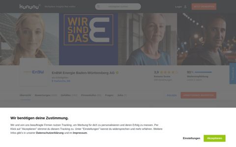 EnBW Energie Baden-Württemberg als Arbeitgeber: Gehalt ...