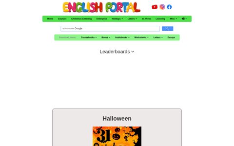 Halloween - English portal