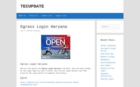 Egrass Login Haryana - Tecupdate