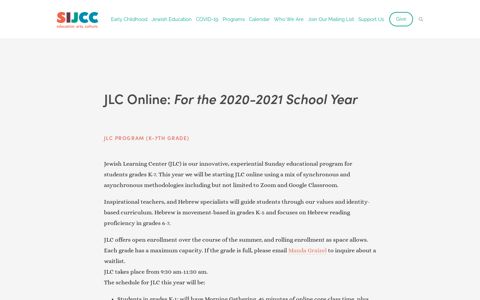 JLC Online — SIJCC