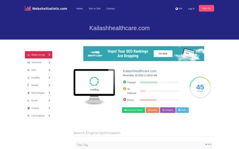 Kailashhealthcare.com Website Statistics, SEO Issues and ...