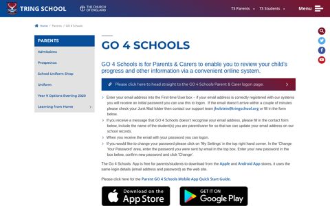 GO 4 Schools - Tring School