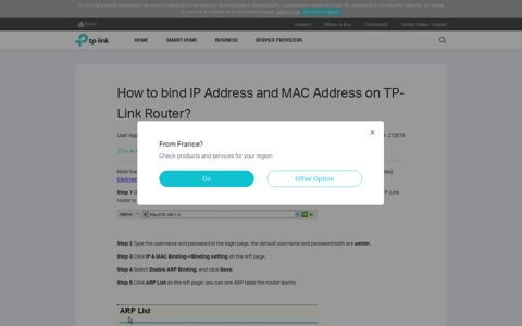 How to bind IP Address and MAC Address on TP-Link Router ...