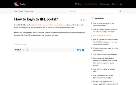 How to Login to IIFL Portal for Personal Loan - 5paisa