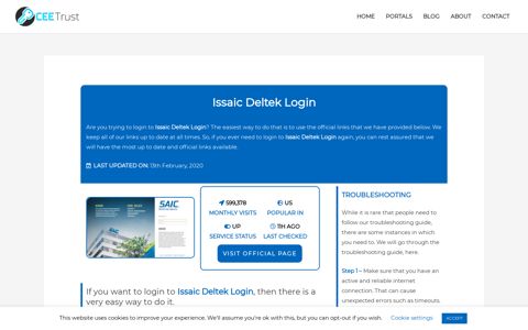 Issaic Deltek Login - Find Official Portal - CEE Trust