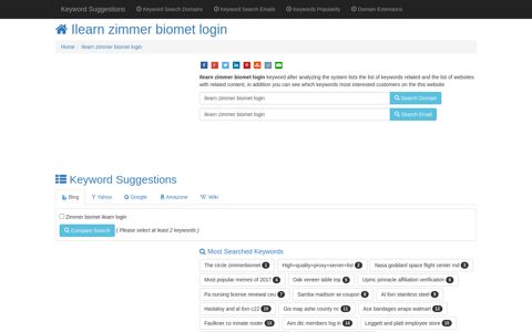 ™ "Ilearn zimmer biomet login" Keyword Found Websites ...