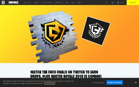 Watch the FNCS Finals on Twitch to earn drops, plus Winter ...