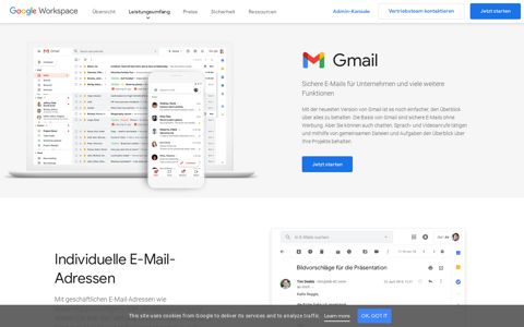 Gmail: sichere geschäftliche E-Mails für Unternehmen ...