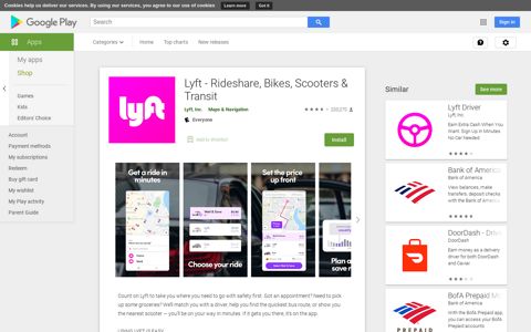 Lyft - Rideshare, Bikes, Scooters & Transit - Apps on Google ...