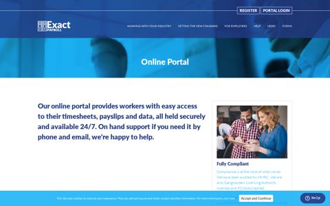 Online Portal - Exact Payroll