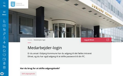 Medarbejder-login - Esbjerg Kommune