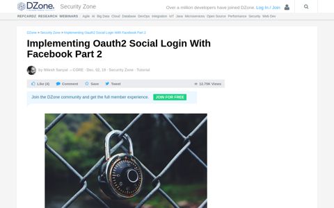 Implementing Oauth2 Social Login With Facebook Part 2 ...