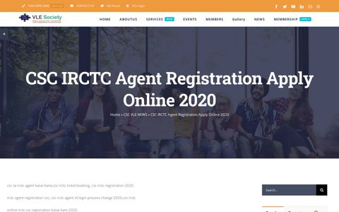 Apply CSC IRCTC Agent Registration and Book Train Ticket ...