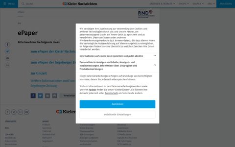 - ePaper – KN - Kieler Nachrichten