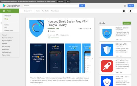 Hotspot Shield Basic - Free VPN Proxy & Privacy - Apps on ...