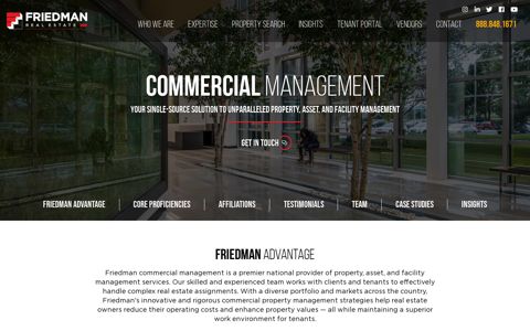 Commercial Management - Friedman Real Estate