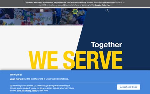 Lions Clubs International: Home page