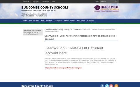 LearnZillion - Click here for instructions on how to create a ...