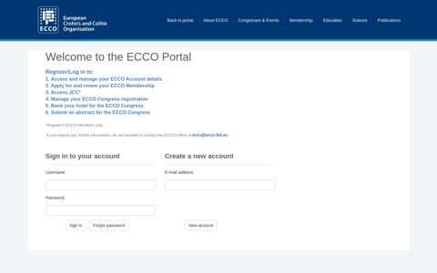 Home - ECCO Portal - Ecco-ibd
