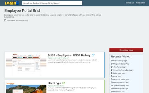 Employee Portal Bnsf - Loginii.com