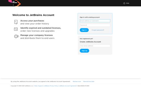 JetBrains Account