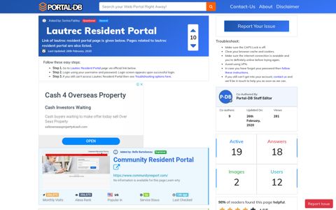 Lautrec Resident Portal