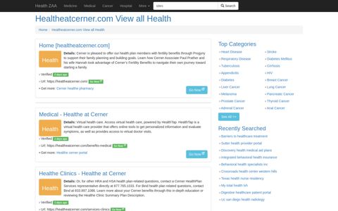 Healtheatcerner.com View all Health - Health ZAA